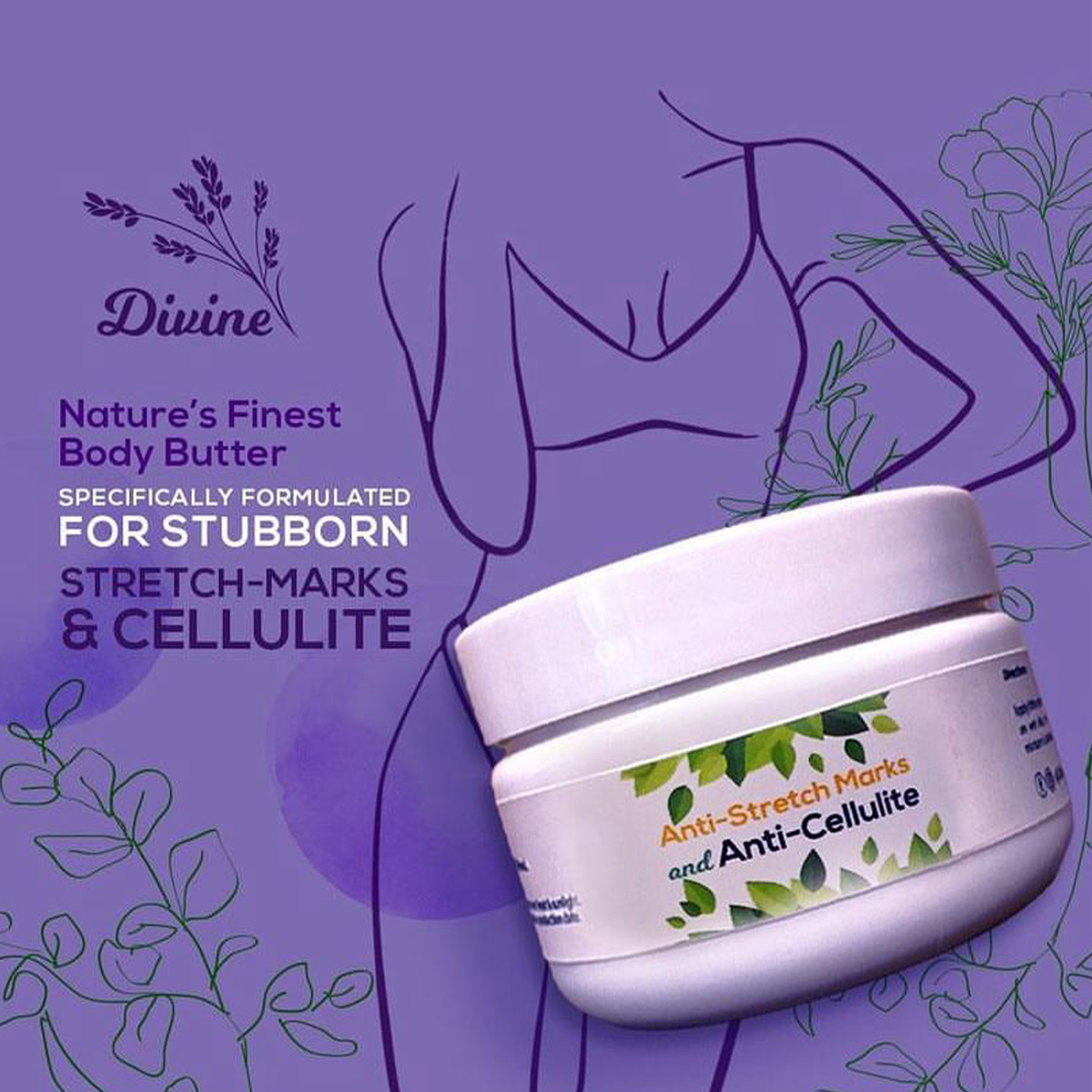 Anti-Stretch Marks & Anti-Cellulite Massage Body Butter