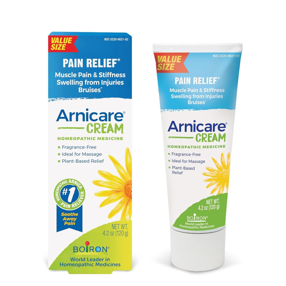 Arnicare Cream for pain relief, muscle stiffness, swelling from injuries, and bruises - Homeopathic Medicine