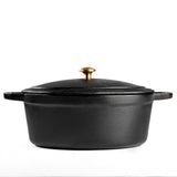 GRIF 28 CM Oval Dutch Oven 5 kg - Side View