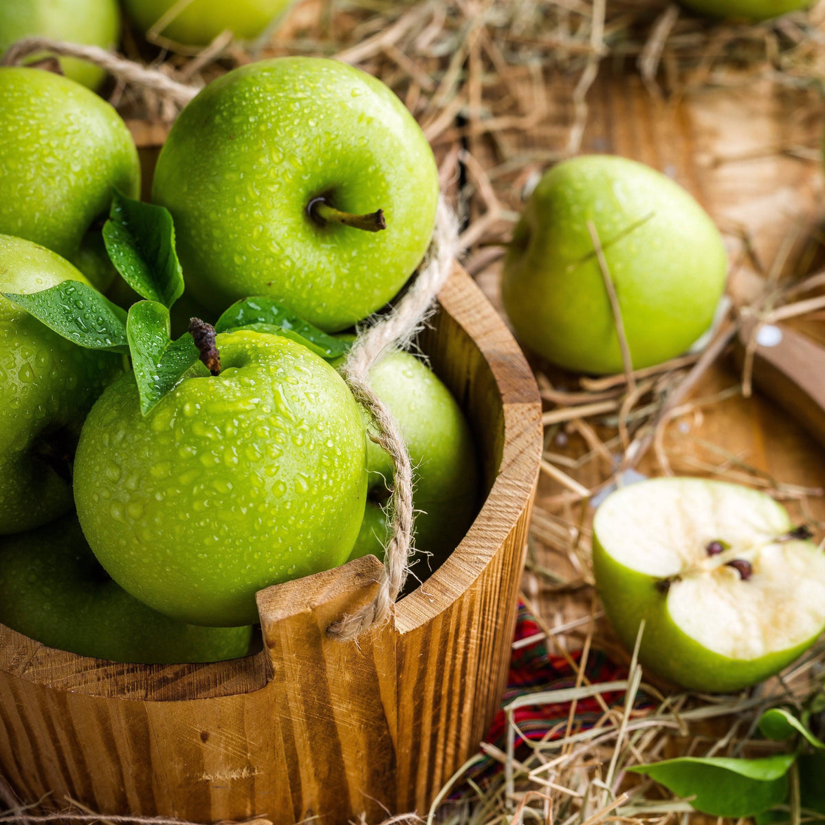 Green apples